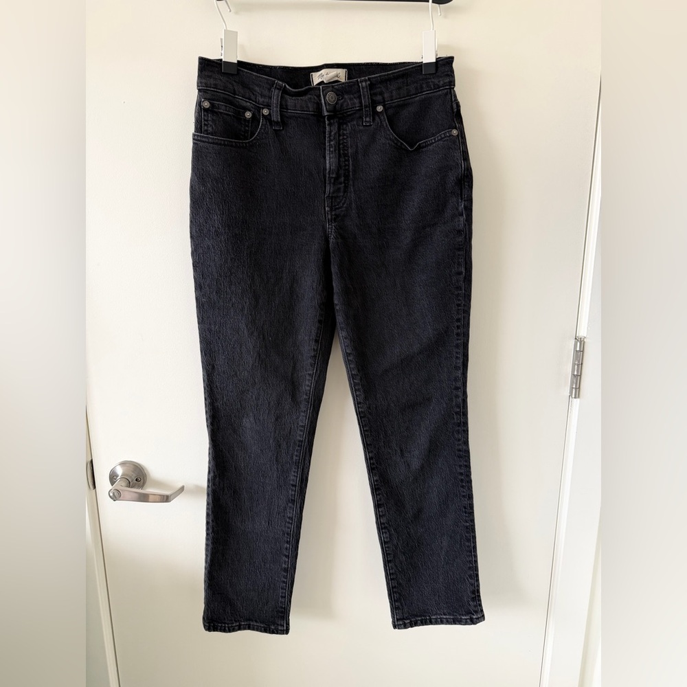 Madewell Mid-rise Perfect Vintage Jeans in Clean Black Wash